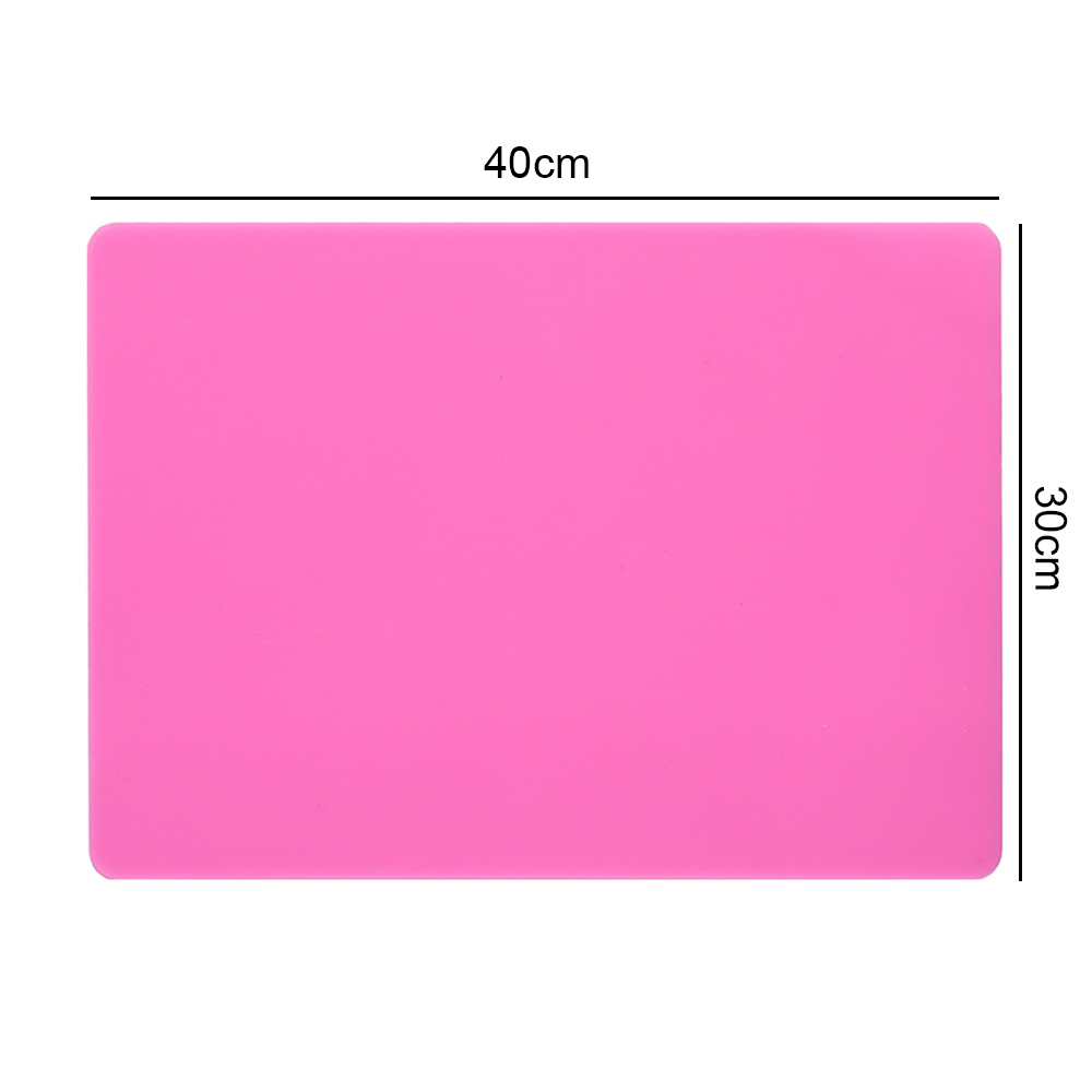 Silicone world Silicone Pad Table Mat Kneading Dough Mat Resin Pad Craft Tool Anti-dirty Pad DIY Epoxy Jewelry Making Tools: black