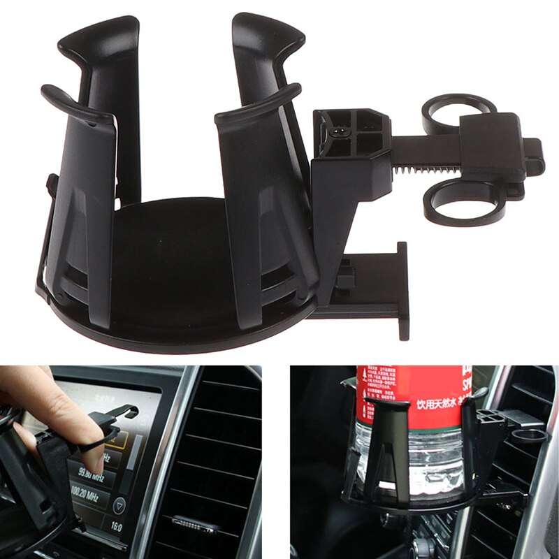 Car air outlet drink holder car organizer water cup holder black car food tray drink holder