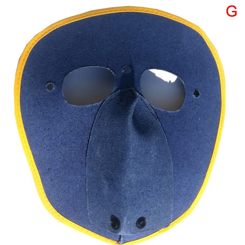 Foldable Leather Welding Helmet Welding Mask Sunglasses for Various Welding: G