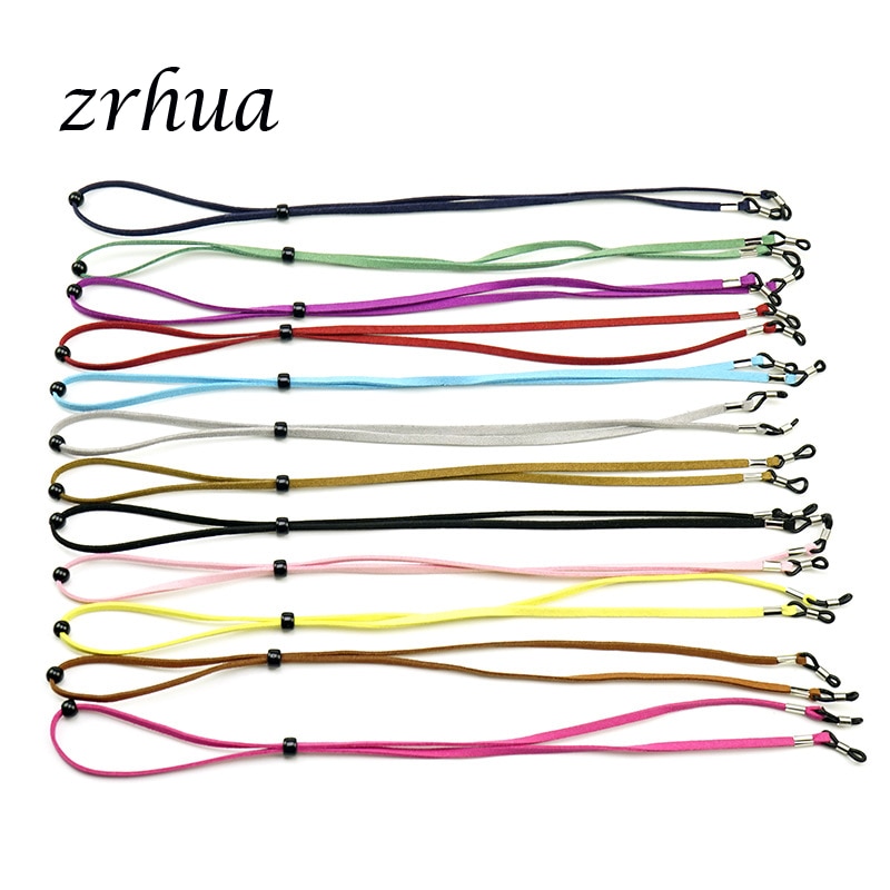 Zrhua briller har på seg holdetråd justerbar solbrillesnor stropp praktisk brilleglass streng lanyard 1pc anti-lost