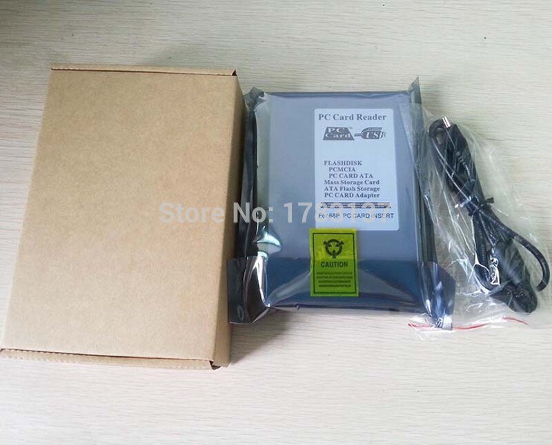 Lector de tarjetas USB 2,0 PCMCIA PC, puede leer tarjeta FLASH ATA