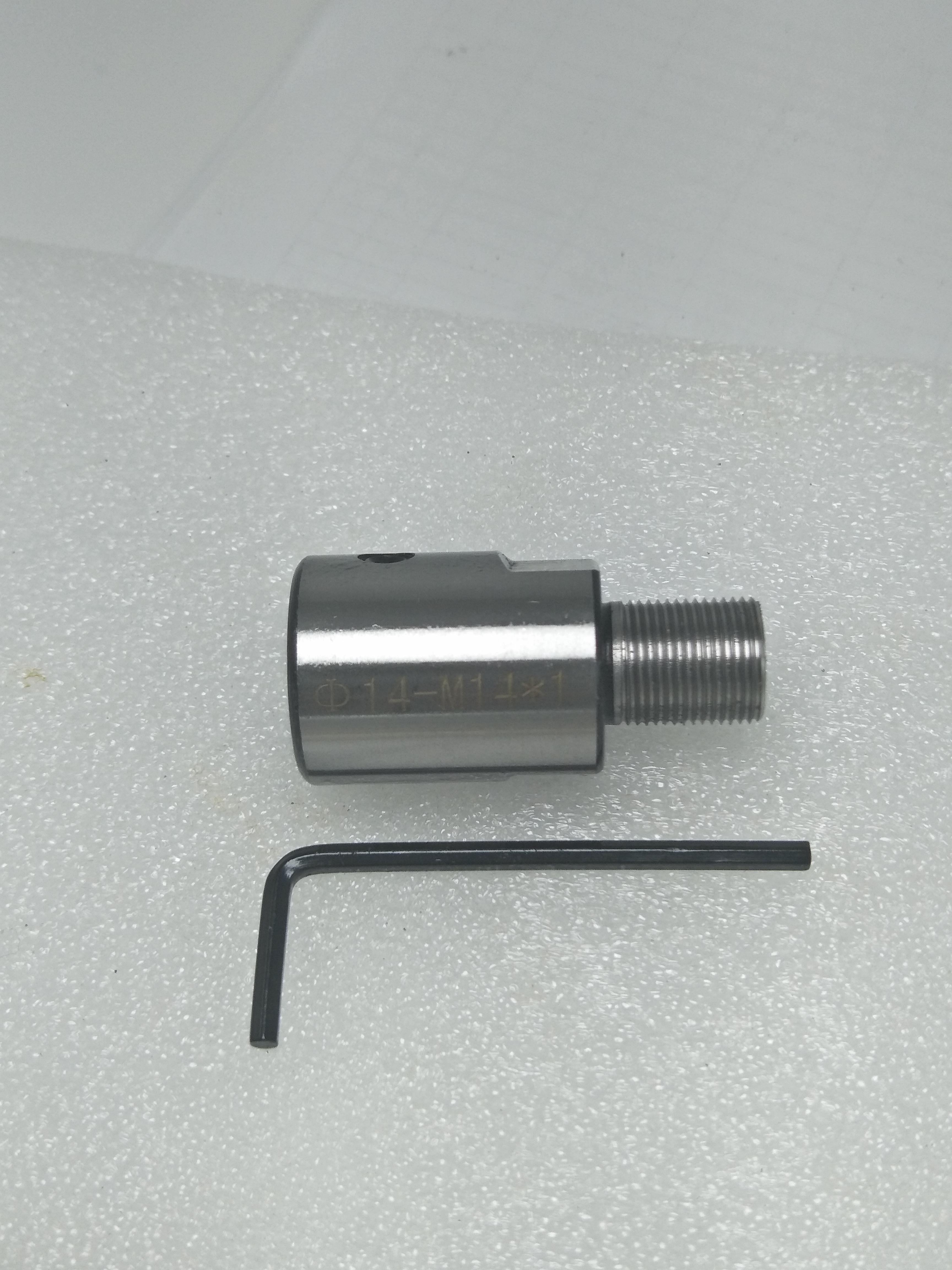 8/10/12/14/15/16/19mm M14 Adapter M14 * 1 Anschluss Stange Anschluss Buchse Für holzzange Drehmaschine Bank Mühle DIY M14 Adapter