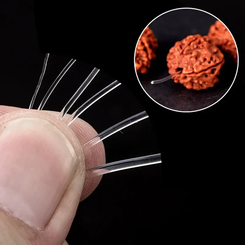 DIY pulsera de cristal transparente cuerda hilo elástico con cuentas usando cuentas pulsera cuerda banda de goma línea de pesca cuerda fabricación de joyas