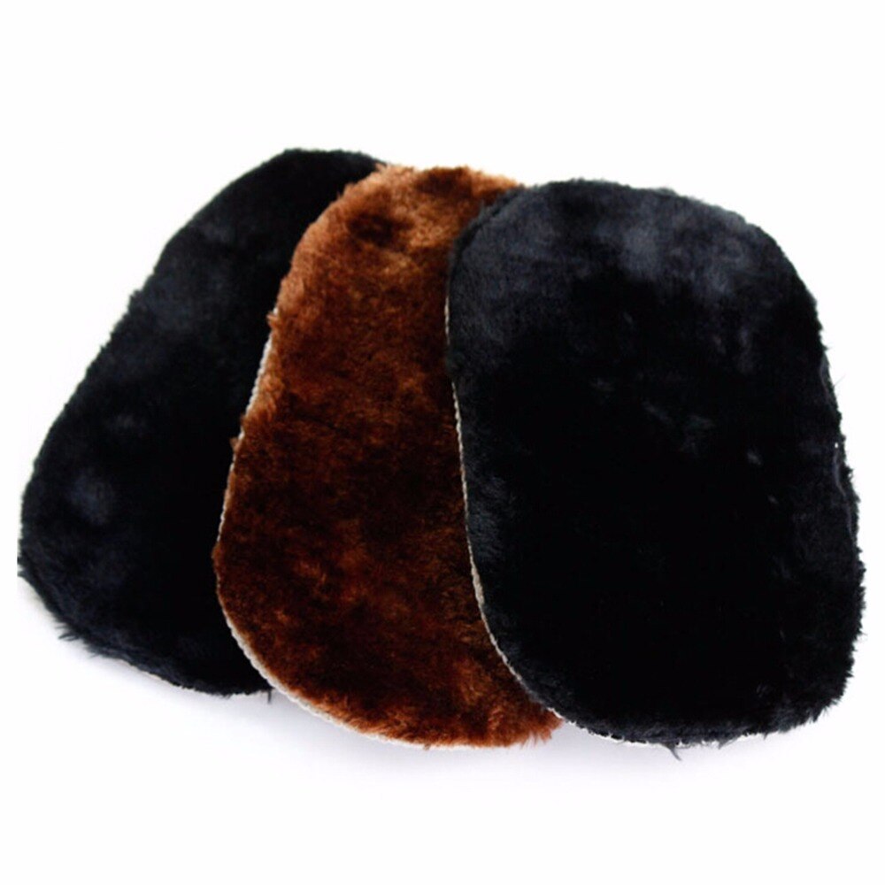1pc zachte wollen poetsschoenen, schoonmaakhandschoenen, schoenpoetsborstel, schoenen afvegen