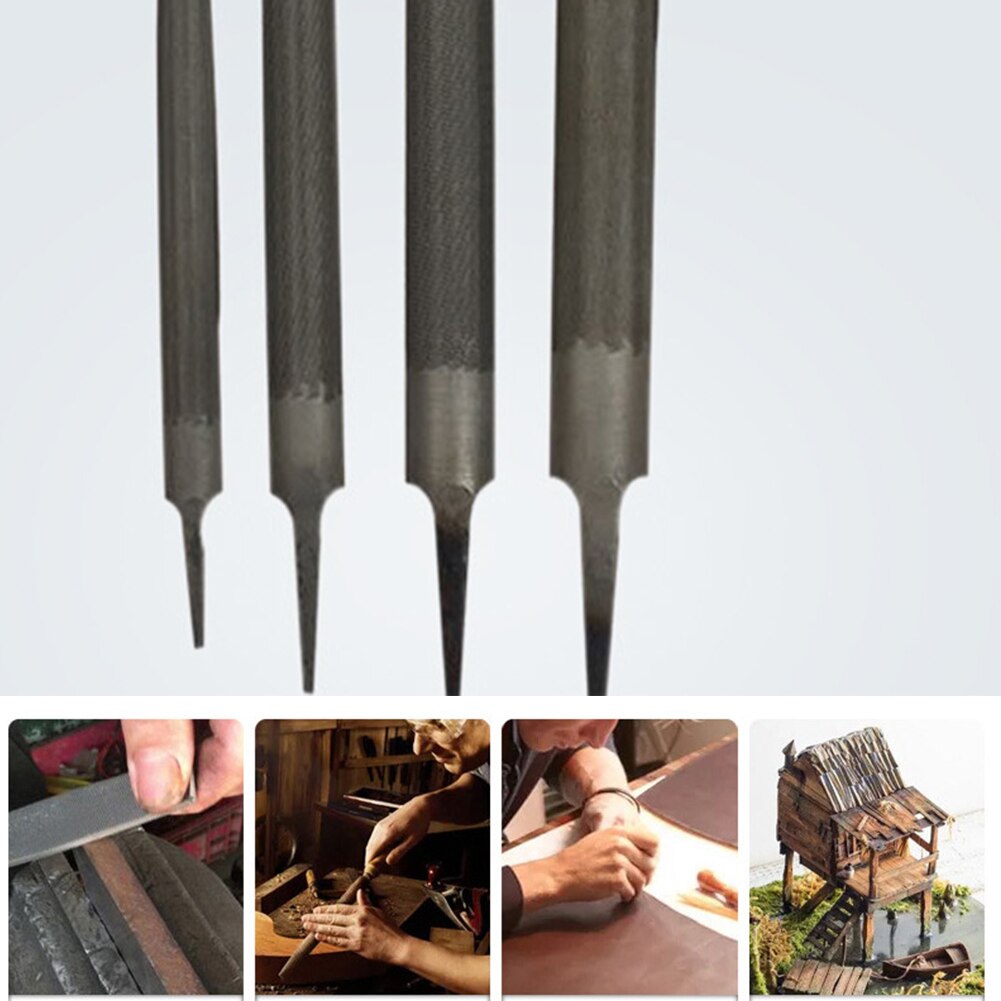 Craft Tool Fitter Durable Multifunctional Wear Resistant File Carving Polishing Metal Handle Carpentry Half Round