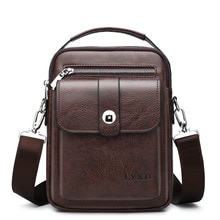 Retro Stil männer PU Business Reise Messenger Tasche EINE Vielzahl Von Stilen Einfarbig Einfache Und Vielseitige Schulter Tasche