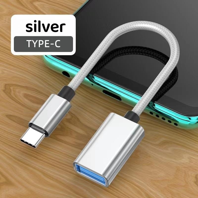 USB 3.0 To Type C OTG Cable Adapter Converter For Xiaomi Huawei Oneplus Data Cable Flash Drive Connector USB Adapter TypeC Cable: green
