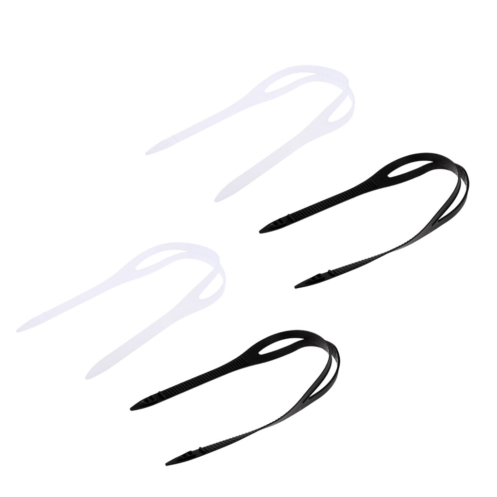 Pack 4 Universal Swimming Swim Goggles Strap Band - Comfortable & Durable