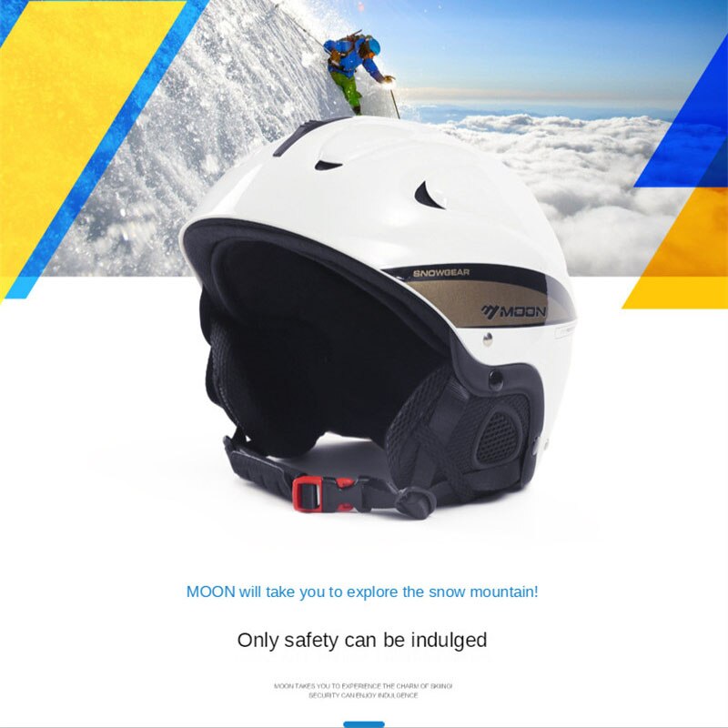 Light Ski Helmet with Safety Certificate Integrally-Molded Snowboard Helmet Cycling Skiing Snow Men Women Child Kids