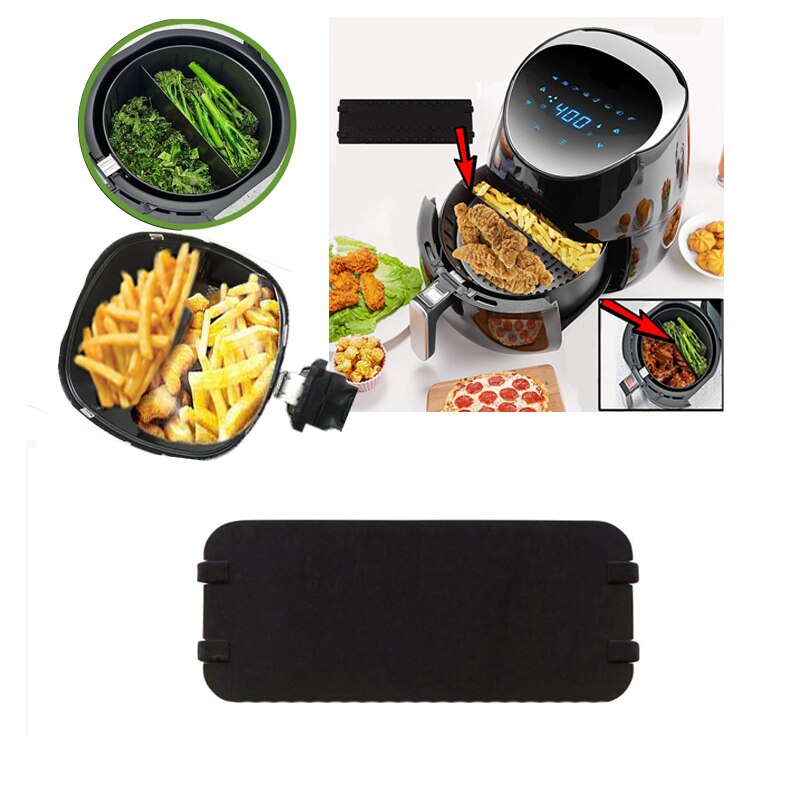 1Pcs Air Fryer Cooking Divider Double Layer Rack Air Fryer Accessories Baskets Air Fryer Basket Divider Cooking Tools