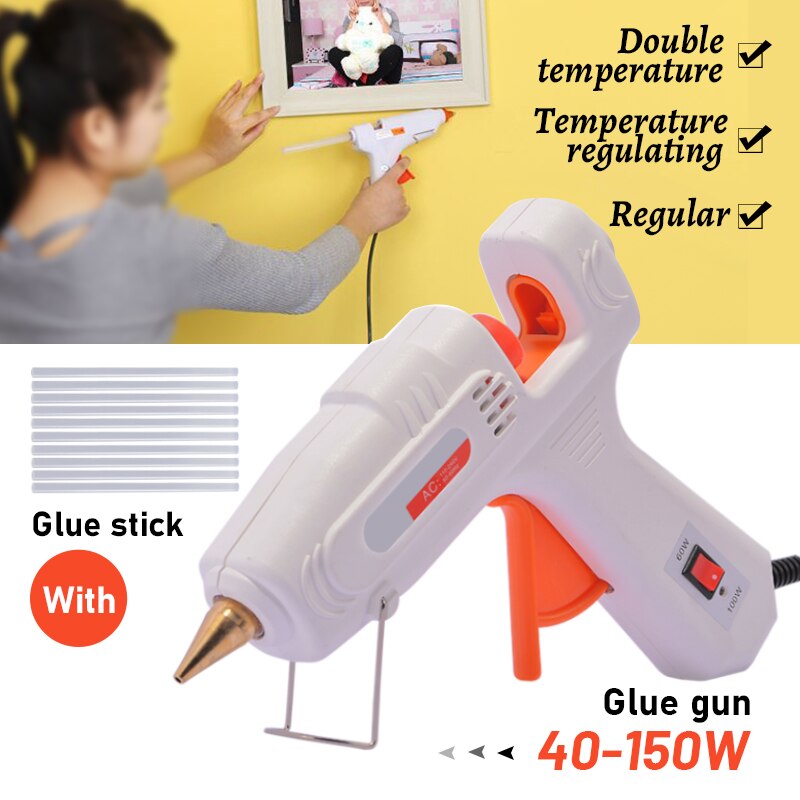 40W-150W High Temp Melt Glue Gun Graft Repair Heat Gun Pneumatic DIY Tools Glue Gun Power Tool