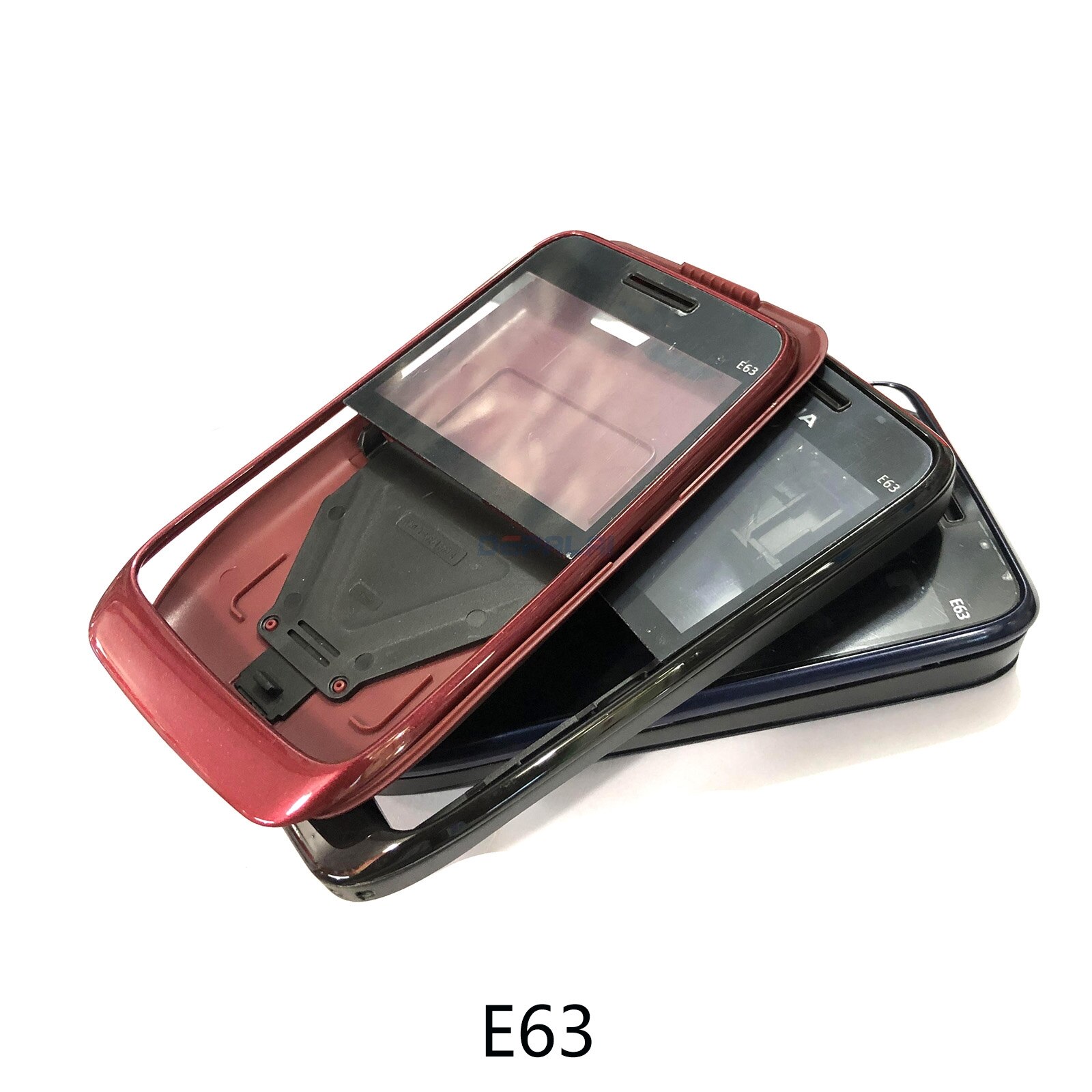 Voor Nokia E63 E71 E72 Behuizing Voorkant Faceplate Frame Cover Case + Back Cover Batterij Deur Cover + Toetsenbord