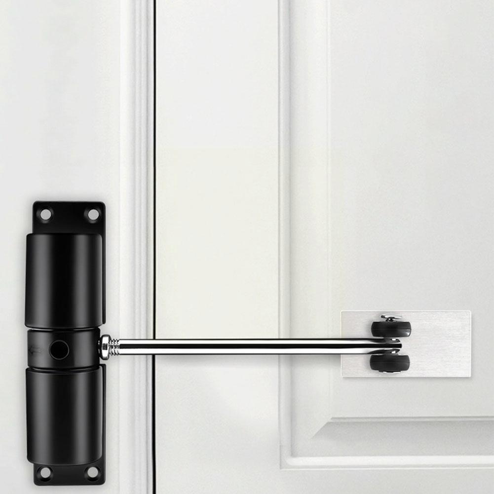 Round Door Closer, Household Automatic Door Closing The Easy Close To Mute Door Buffer Hidden Artifact Return Closer Device