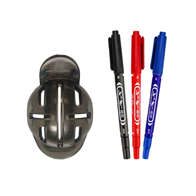 Golf Ball Liner Golf linie stift 3 farben stift 2 farbe kunststoff Liner für Golfspieler praxis Zeichnung Kennzeichnung Ausrichtung Putten Werkzeug: Licht Grün