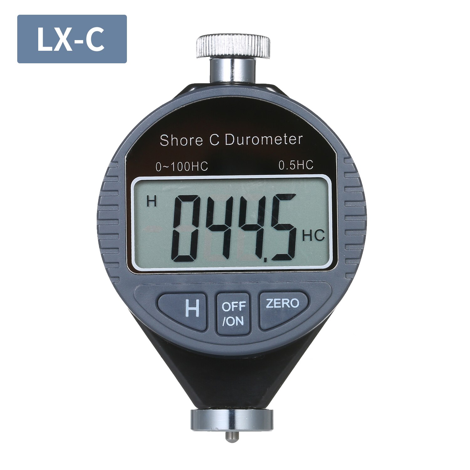 Digital Shore Hardness Durometer Shore Hardness Tester 0-100HA/HC/HD For Plastic Leather Rubber Multi-resin: LX-C