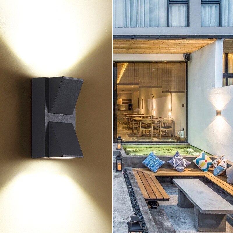 Nordic Led Wandlamp 5W 10W Waterdichte Outdoor Tuin Binnenplaats Gang Gangpad Balkon Verlichting Lamp