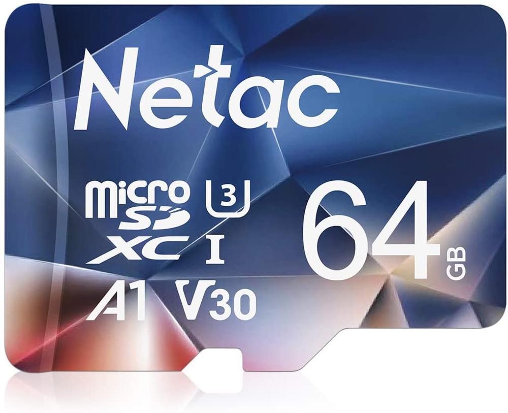 Netac karta mikro SD 64GB 128GB 256GB 512GB karta pamięci SD/TF karta pamięci U3 V30 klasa 10 TF 100 Mb/s karta MicroSD na aparat telefoniczny: 64GB