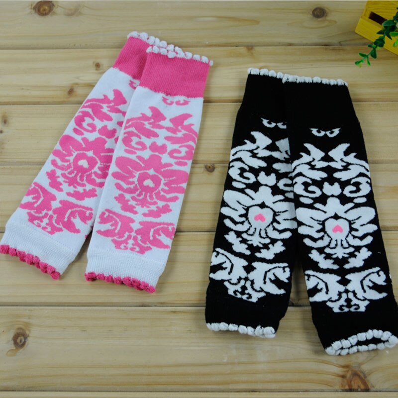 1pair Retail boy girl mustache baby leg warmers and good children knee socks