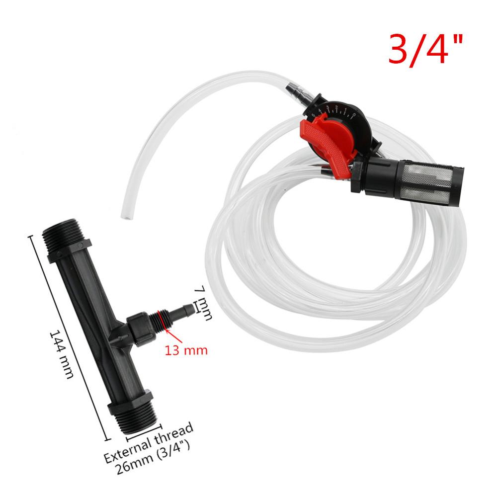 1/2" 3/4" Venturi Fertilizer Mixer kit Agriculture Garden Irrigation Water Tube Injectors Garden Accessories Ozone Injector: Kit 2