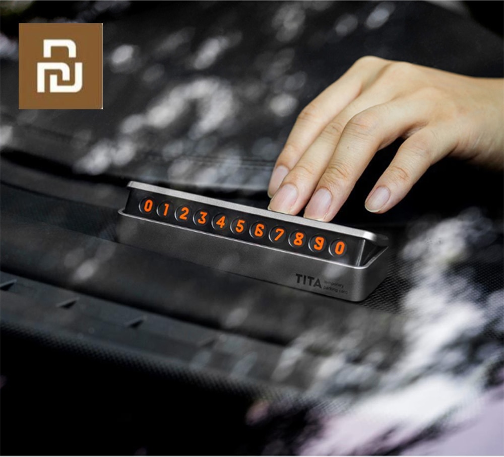 Xiaomi-teléfono inteligente Bcase TITA para coche, accesorio Original tipo Flip, placa de tarjeta de teléfono para estacionamiento templado, Mini decoración para coche