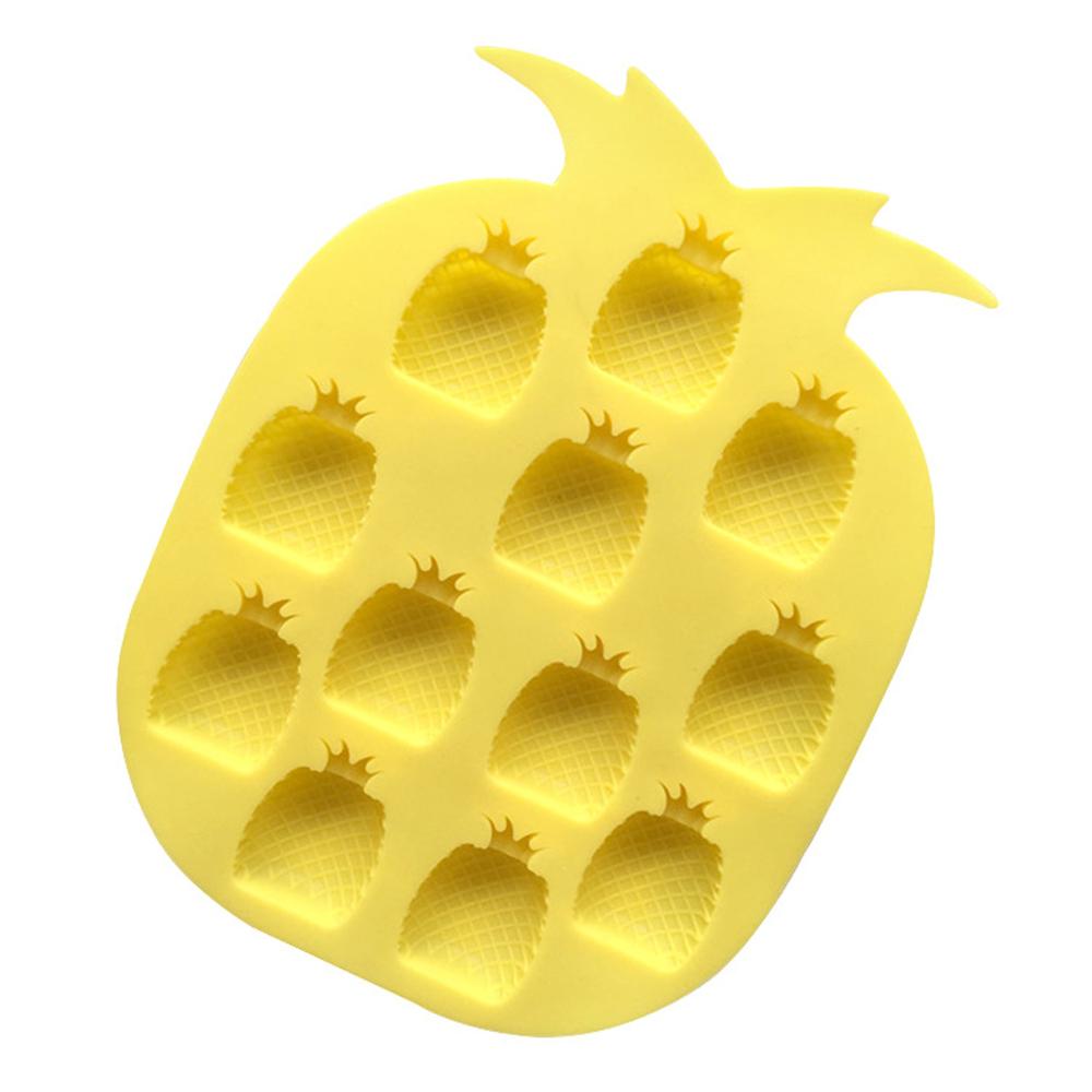 Pineapple Ice Cube Tray Silicone Ice Molds Shape Ice Maker Bar Party Wine Drink Decor Cube Tray Ice Cube Mold Storage Containers