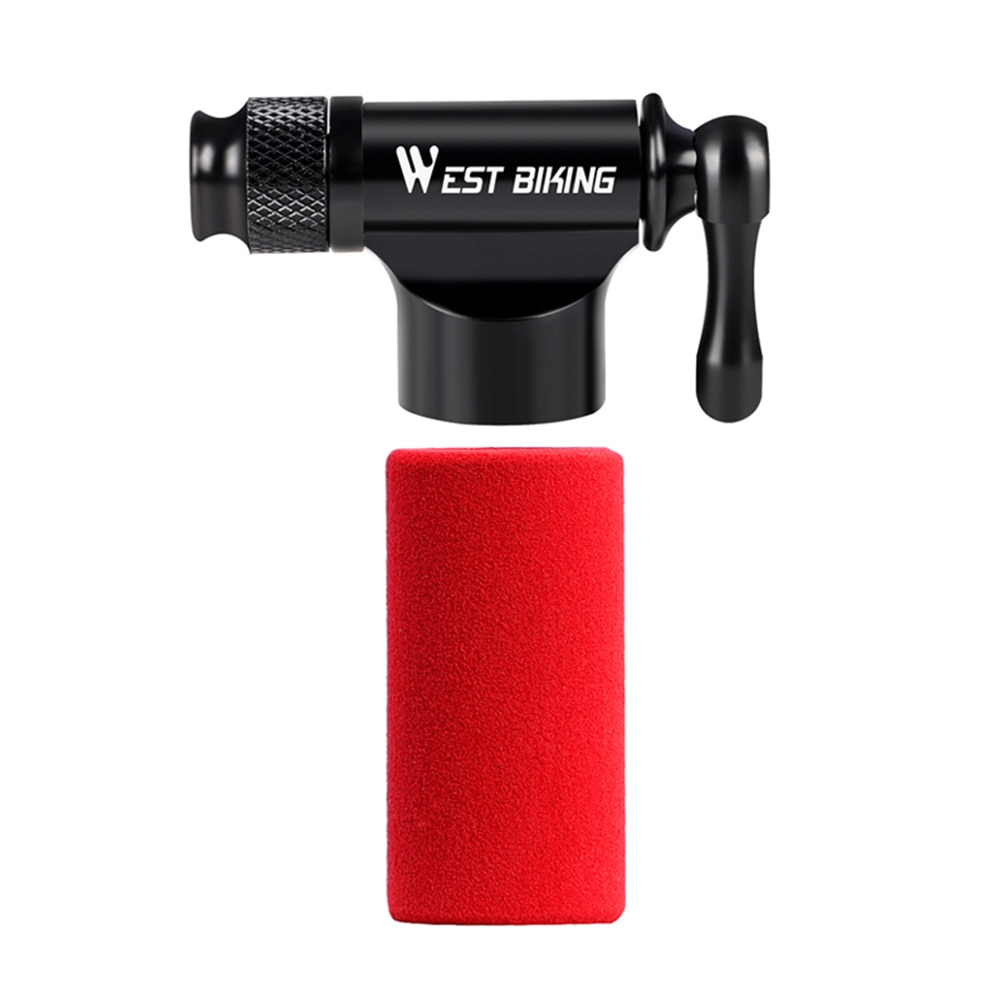 Portable Pistolet CO2 Mini Bicycle Air Pump Aluminum Alloy MTB Road Bike CO2 Inflator Bicycle Accessories