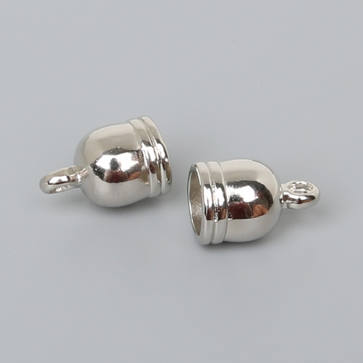 50 teile/los Ohrringe Halskette Ende Spitze Quaste Caps Leder Cord Crimps End Caps Perlen Kappe Verschluss Für DIY Schmuck Machen