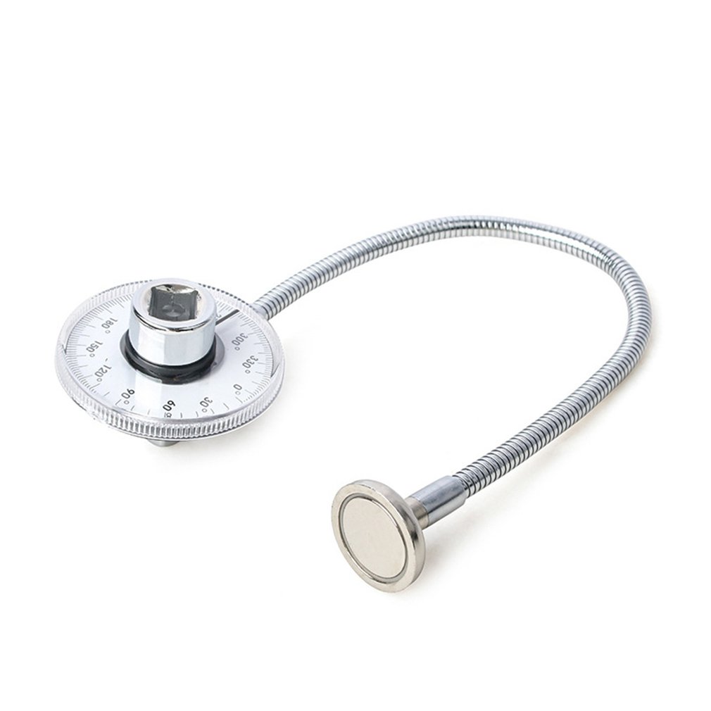 1/2 Inch Drive Torque Angle Gauge 360 Degree Angle Rotation Measurer Hand Tool Wrench Measuring Automotive Meter Tool