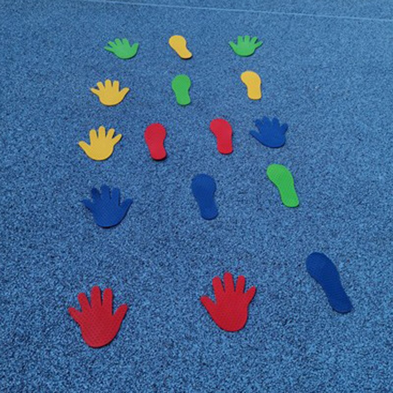 Jeu mains et pieds, jouets d'extérieur pour enfants, tapis de jeu pour le saut, Sport, activités et maternelle