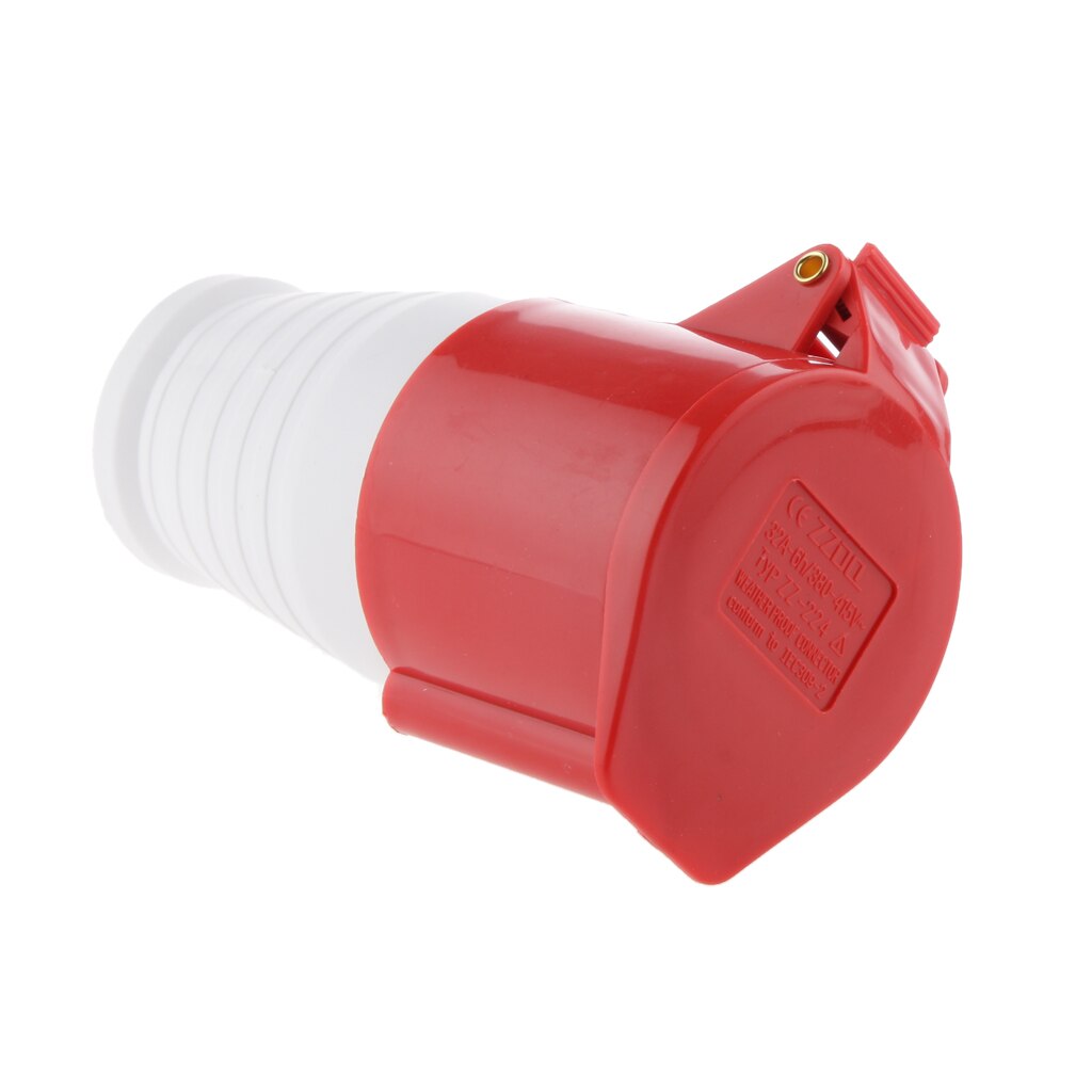 32 Amp 4 pin Waterproof IP44 Plug & Coupler Trailing Socket 380-415V