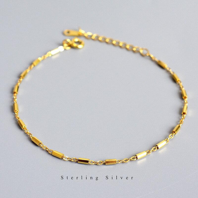 Louleur 925 Sterling Zilver Minimalistische Slanke Armbanden Voor Vrouwen Mode Romantische Gold Siver Zus Armbanden Vrouwelijke Sieraden