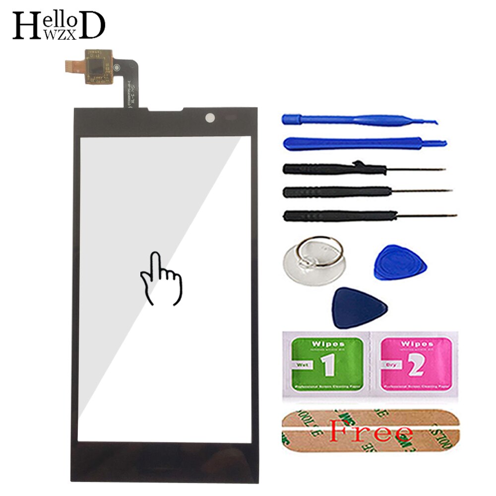 Mobile Touch Screen For Inew V3 Touch Screen Front Glass TouchScreen Sensor Digitizer Panel Tools 3M Glue