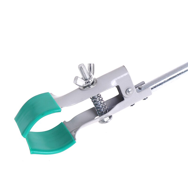 Metal Single Adjustment Extension Flask Clip Clamp For Chemistry Lab Stand