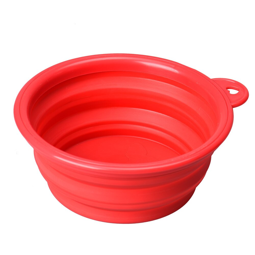 Cuenco plegable ecológico de silicona para perros, alimentador de agua y comida Gato, cuencos de alimentación portátil de viaje, contenedor de comida para cachorros #7: C