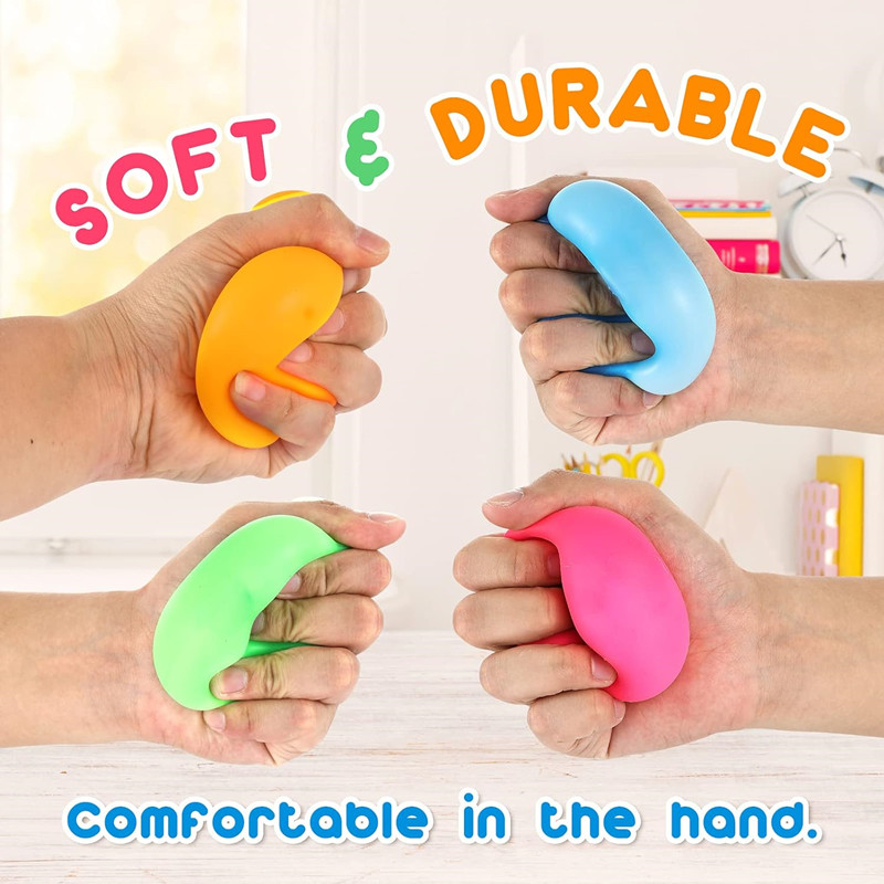 Balles anti-Stress Squishy, jouets de résistance, soulagement du Stress sensoriel, jouets de thérapie des mains, balle à presser pour enfants et adultes