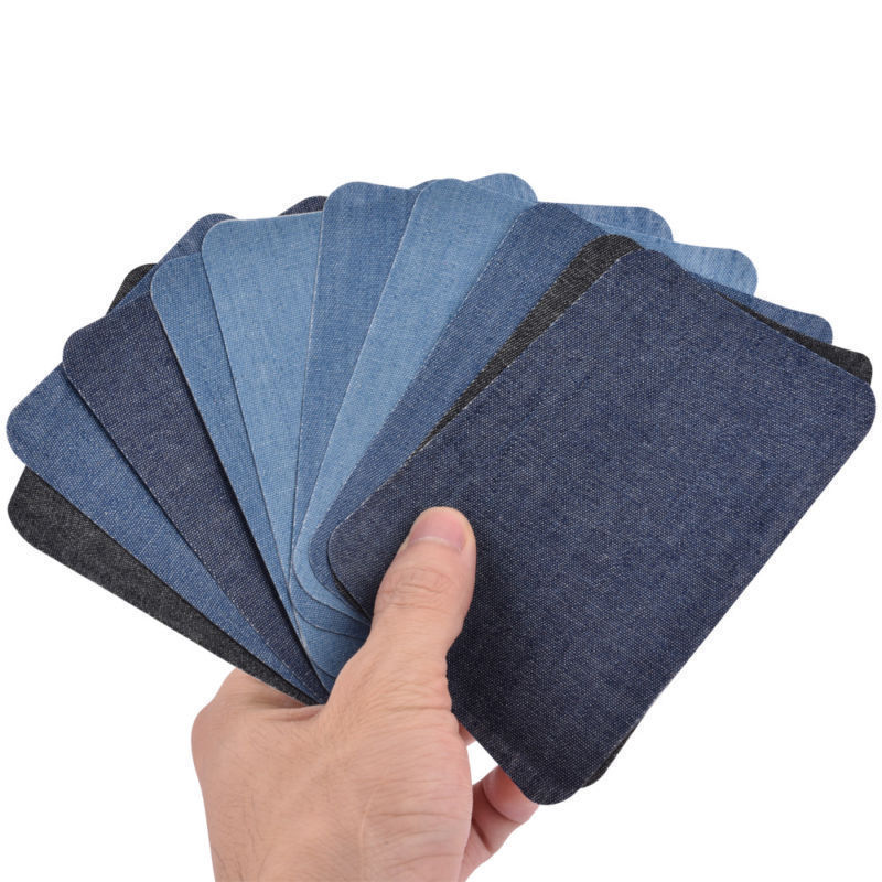 10Pcs Thermal Sticky Iron On Mending Patches Jeans Bag Hat Repair Decor