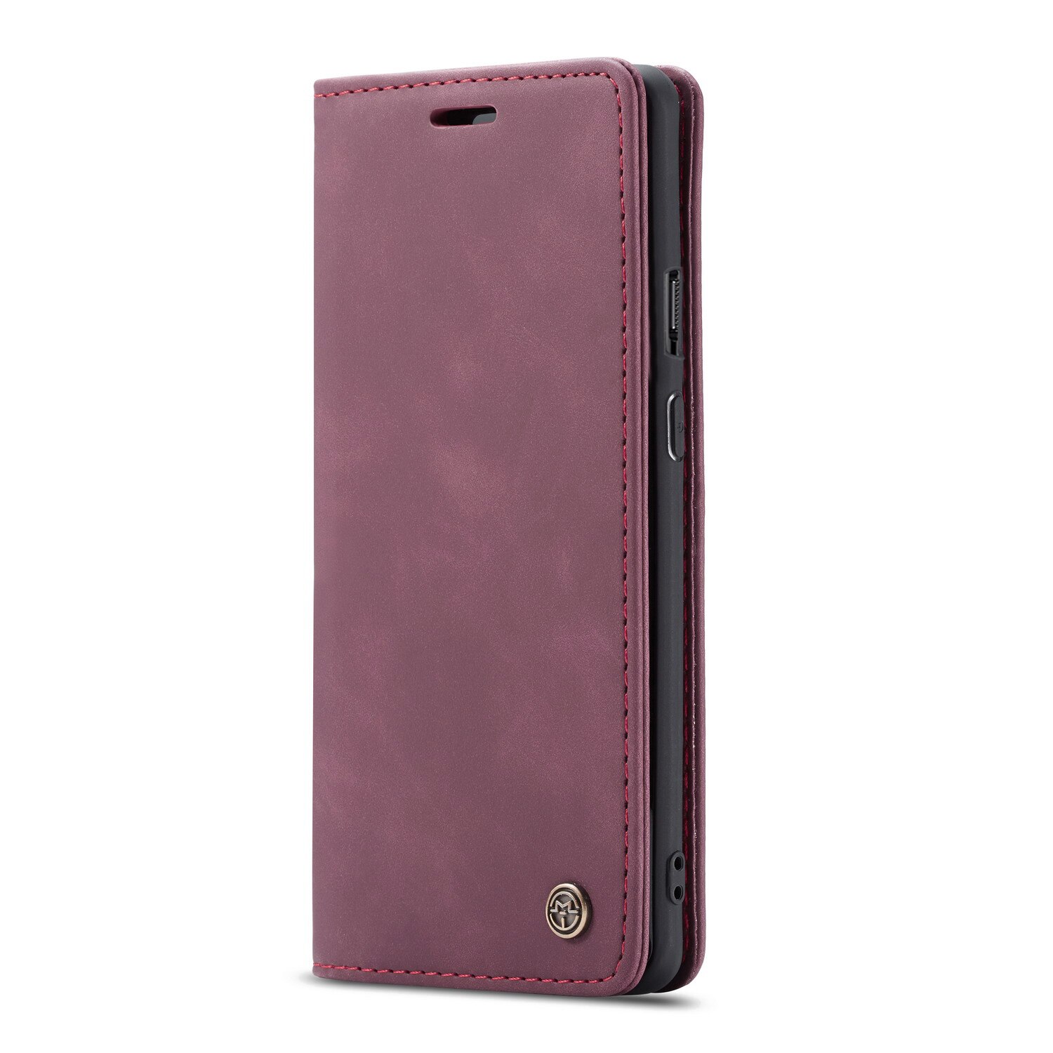 Luxury Book Stand Protective Cover For Samsung Galaxy A50 Case 6.4" Vintage Leather Flip Case for Samsung A50 Case A 50 Fundas: Red