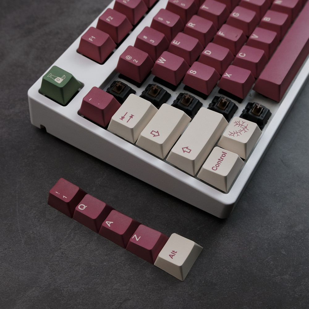 GMK Clone Cherry Profile Keycaps PBT Dye-Sub Wild Desert Botanical Fleuriste For Mechanical Gaming Keyboard 7u Keys Alice Layout