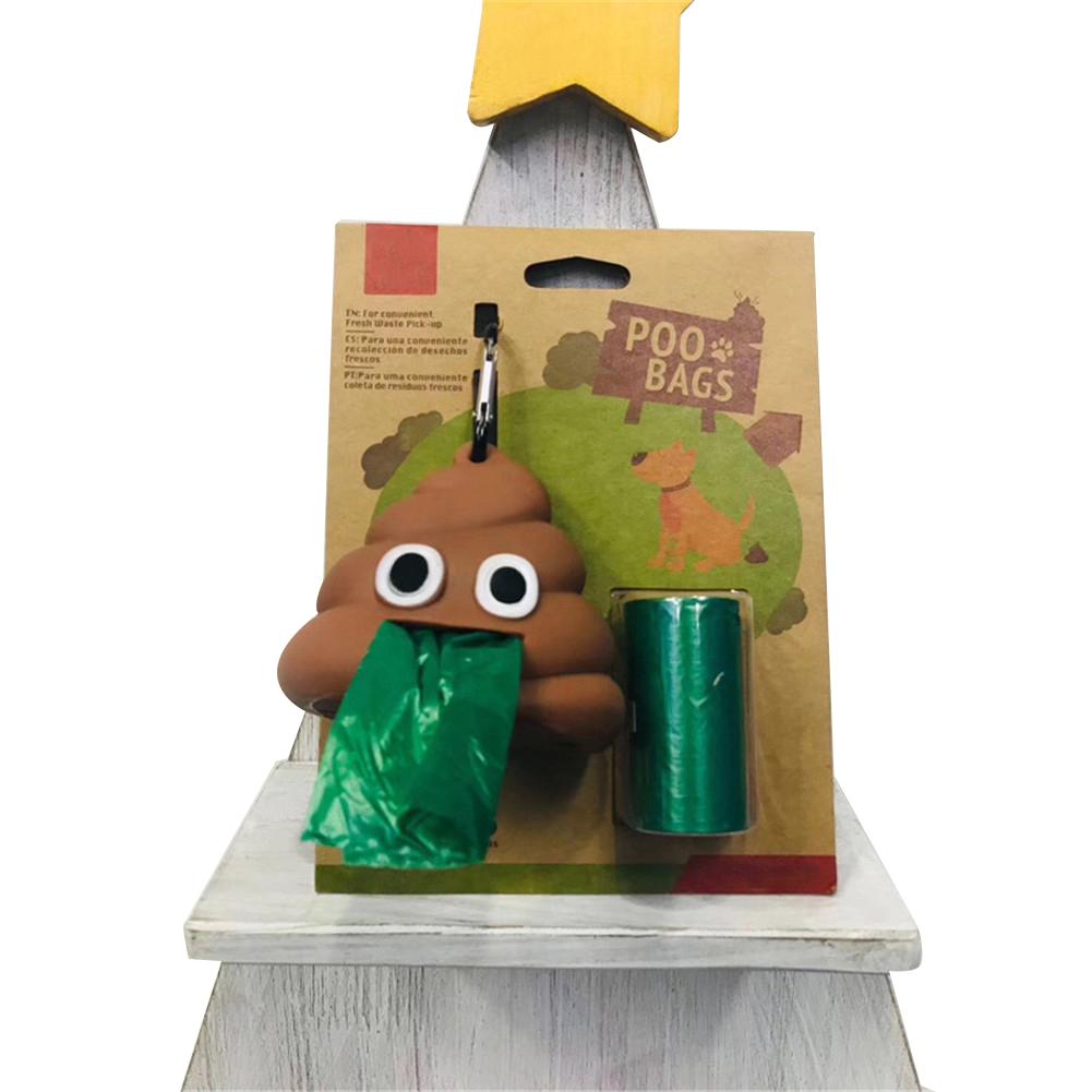 Dog Poop Bag Pick -Up Kit Outside Toilet Bag Portable Puppy Dog Dog Pet Tool Handle Clean Bags