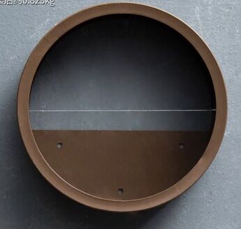 Pot planteur rond mural suspendu | Vase porte-plantes décoratif pour la maison, idéal pour les Cactus succulents, les plantes à Air, etc: S / Brown
