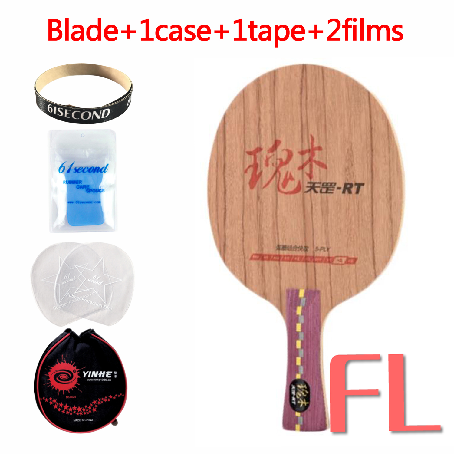 Original DHS -RT Di-RT table tennis blade DHS blade for table tennis rackets racquet sports dhs rackets ping pong paddles: FL with YBM case