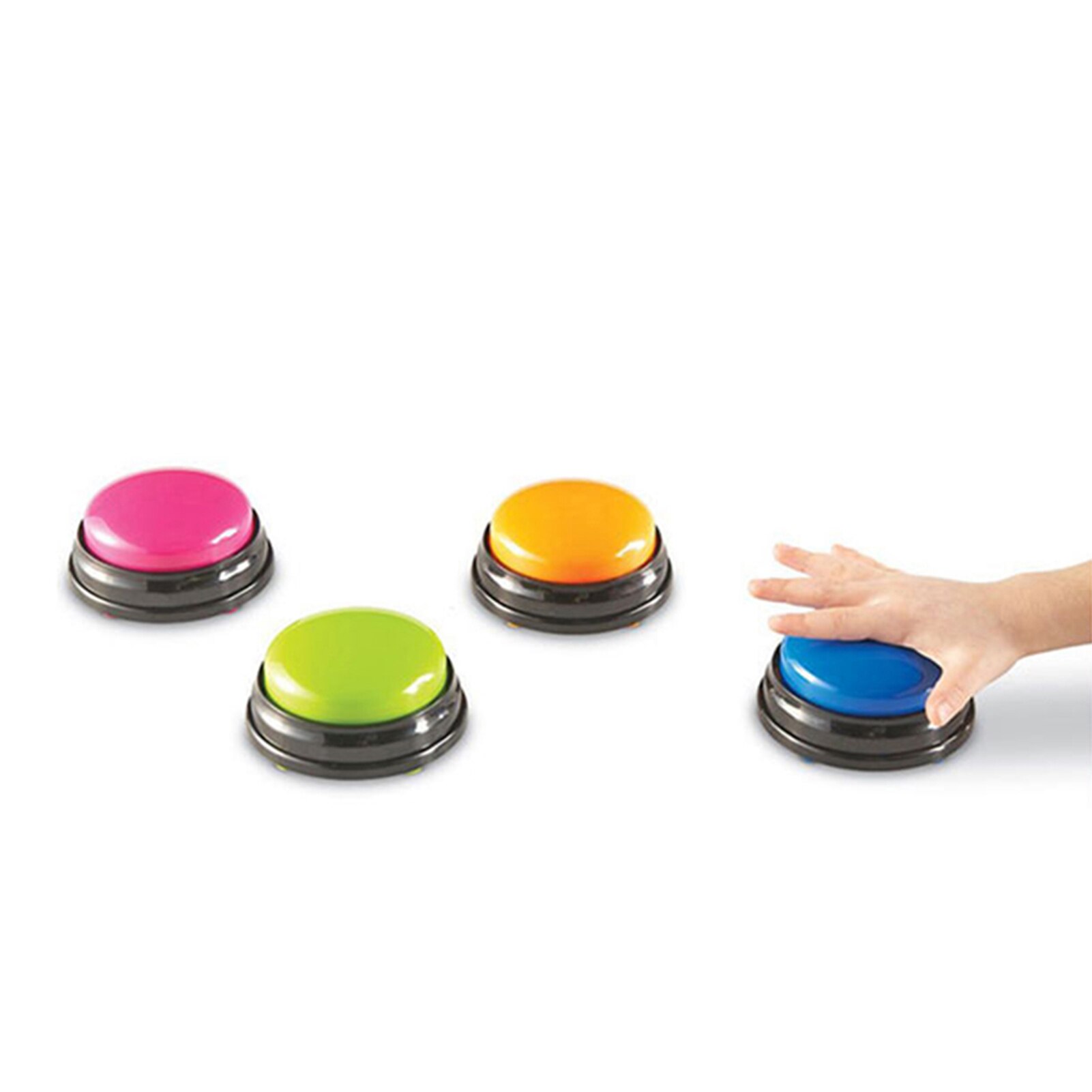 Voice Recording Sound Button for Kids Interactive Toy Phonograph Answer Buzzers Cats Dogs Talking Buttons Party Noise Makers