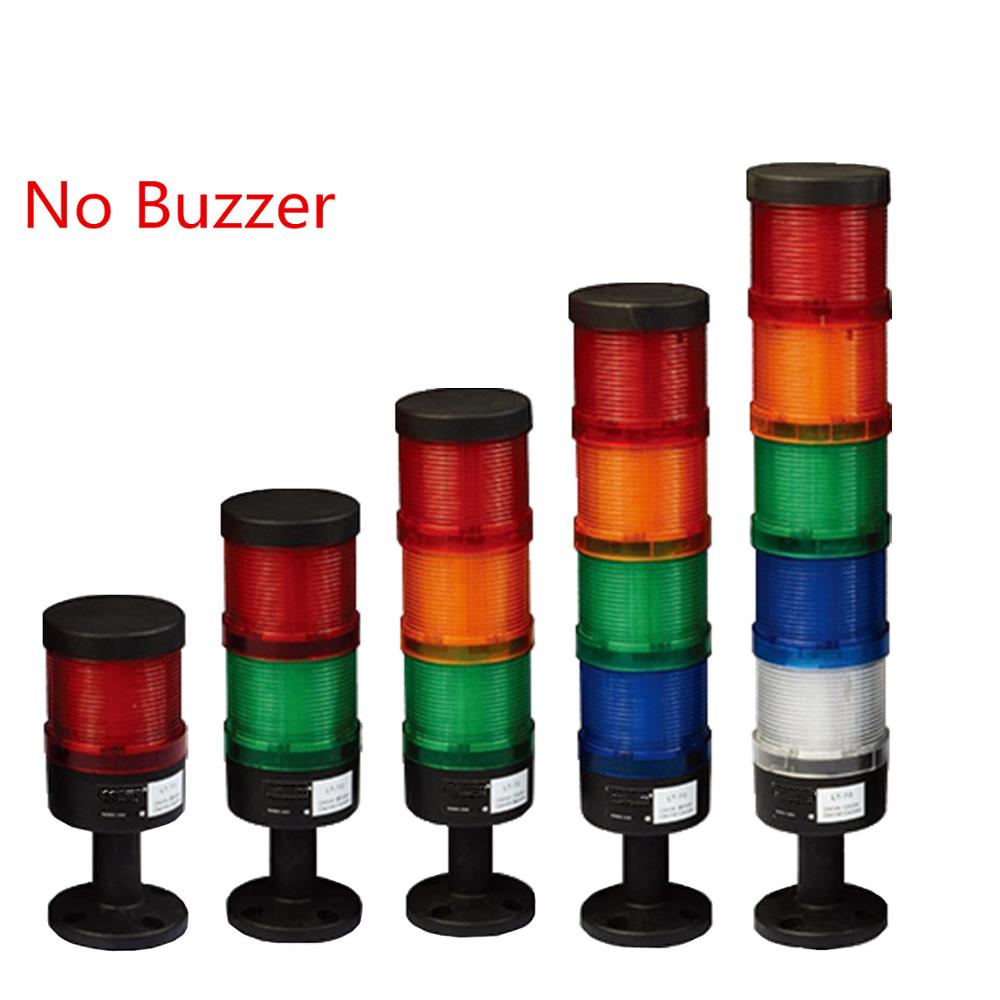 Stack Lamp Industrial LED Signal Tower Alarm Caution Light Tower Industrial Warning Light for Machine no buzzer