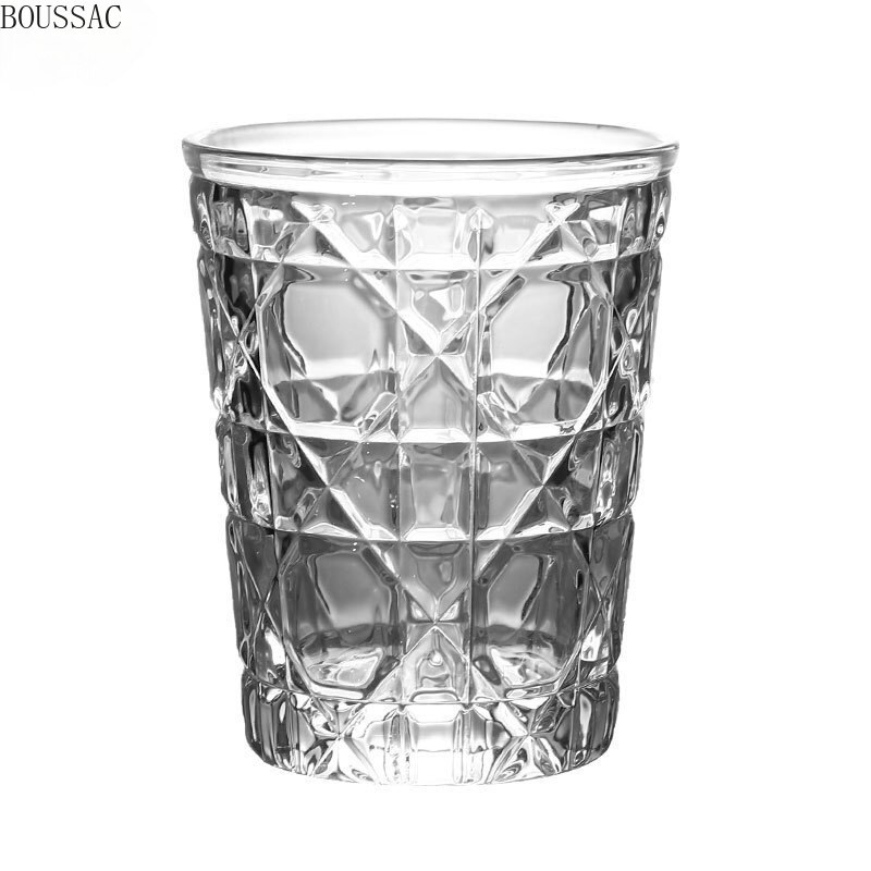 Cristal de celosía de estilo europeo de 380ml, copa de vino de ratán, cristal de cielo estrellado, vaso de whisky, vaso de cóctel