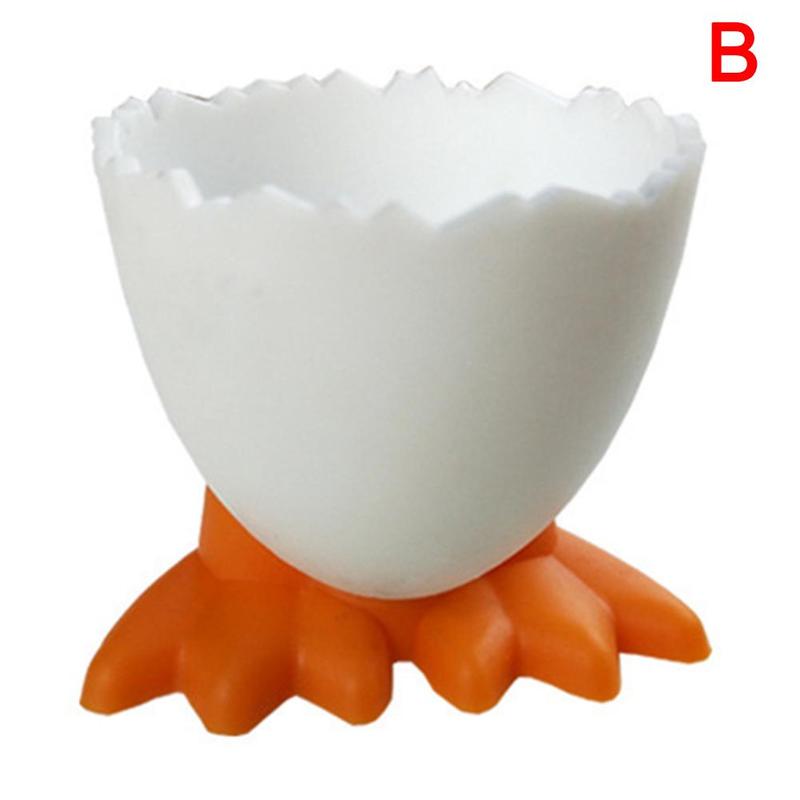 Flexzion Ei Cuphouder Set van 4 Pack - RVS Ei Cups Borden Vier Stuks Serveware Serveware Houder Accessoires voor Hard Zacht Gekookt Ei Lepel Ontbijt Brunch Keuken Restaurant Display