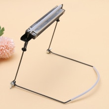 Black 24 Holes Harmonica Neck Holder Adjustable Metal Mouth Organ Stand Harmonica Harp Rack Musical Instrument Accessories