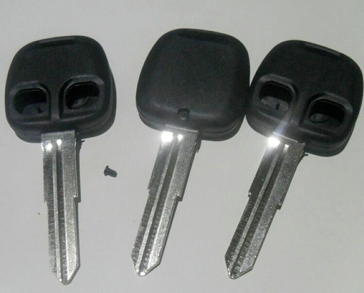 2 Knoppen Afstandsbediening Sleutel Case Shell Voor Mitsubishi Autosleutel Leeg