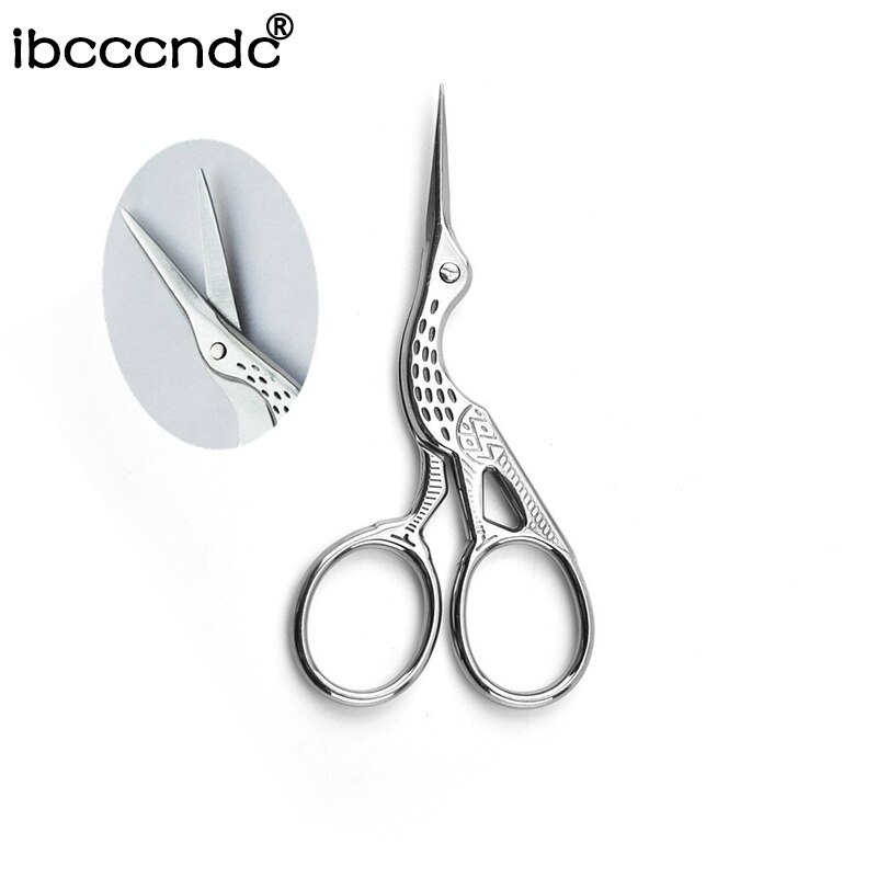 1 pedaço Portátil Tesoura de Aço Inoxidável Mini Tesoura Sobrancelha Eye Brow Cortador Clipper Tesouras para Cabelo Ferramenta de Beleza