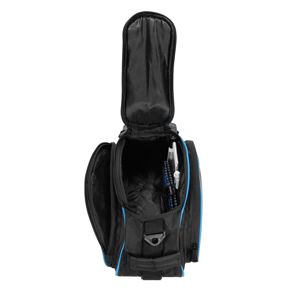 Fietstas multifunctioneel 13l fiets achterzitje fietsmand bagagedrager kofferbaktas schoudertas mtb zadeltas