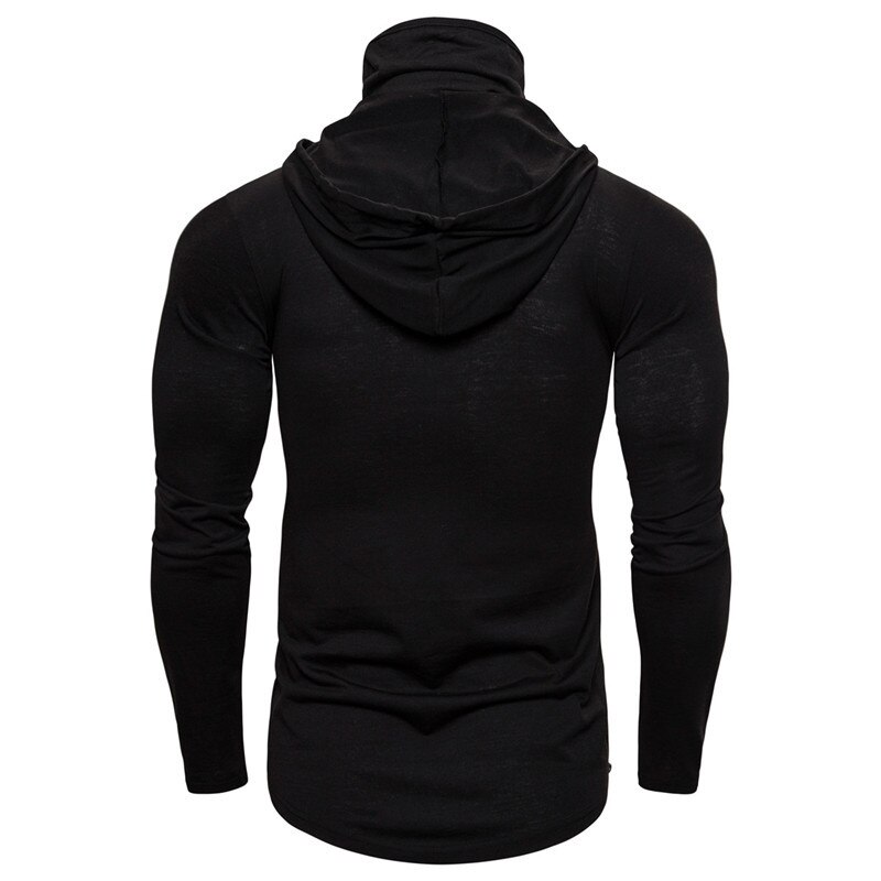 Suéter deportivo elástico para hombre, traje Ninja con capucha, Cosplay de Halloween, manga larga, esqueleto completo, máscara facial de Calavera, sudadera fina con capucha